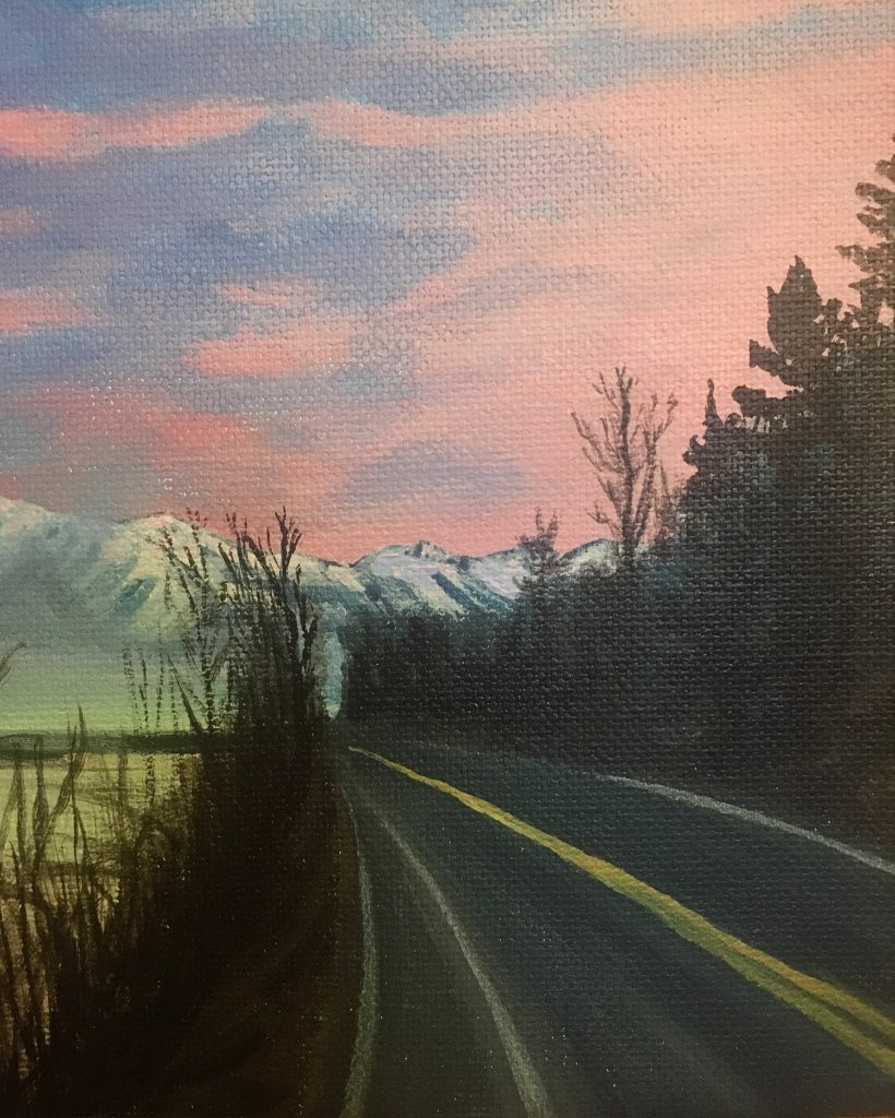 Ice Fog Sunset