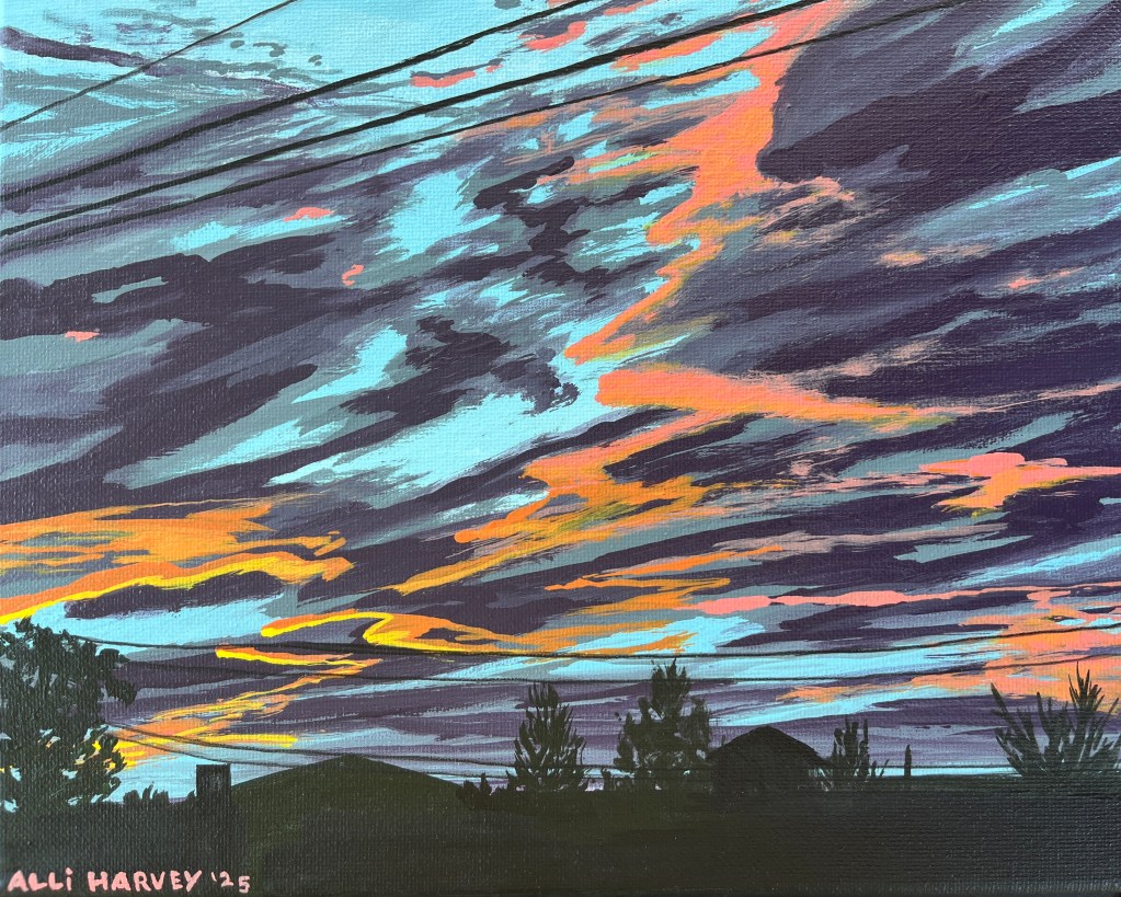Backyard Sunset