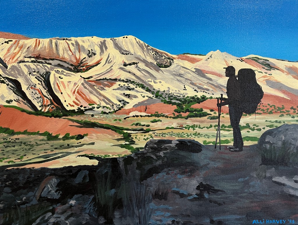 Day One - Original Landscape Painting - Desert Art for Home
