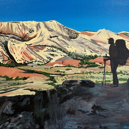 Day One - Original Landscape Painting - Desert Art for Home
